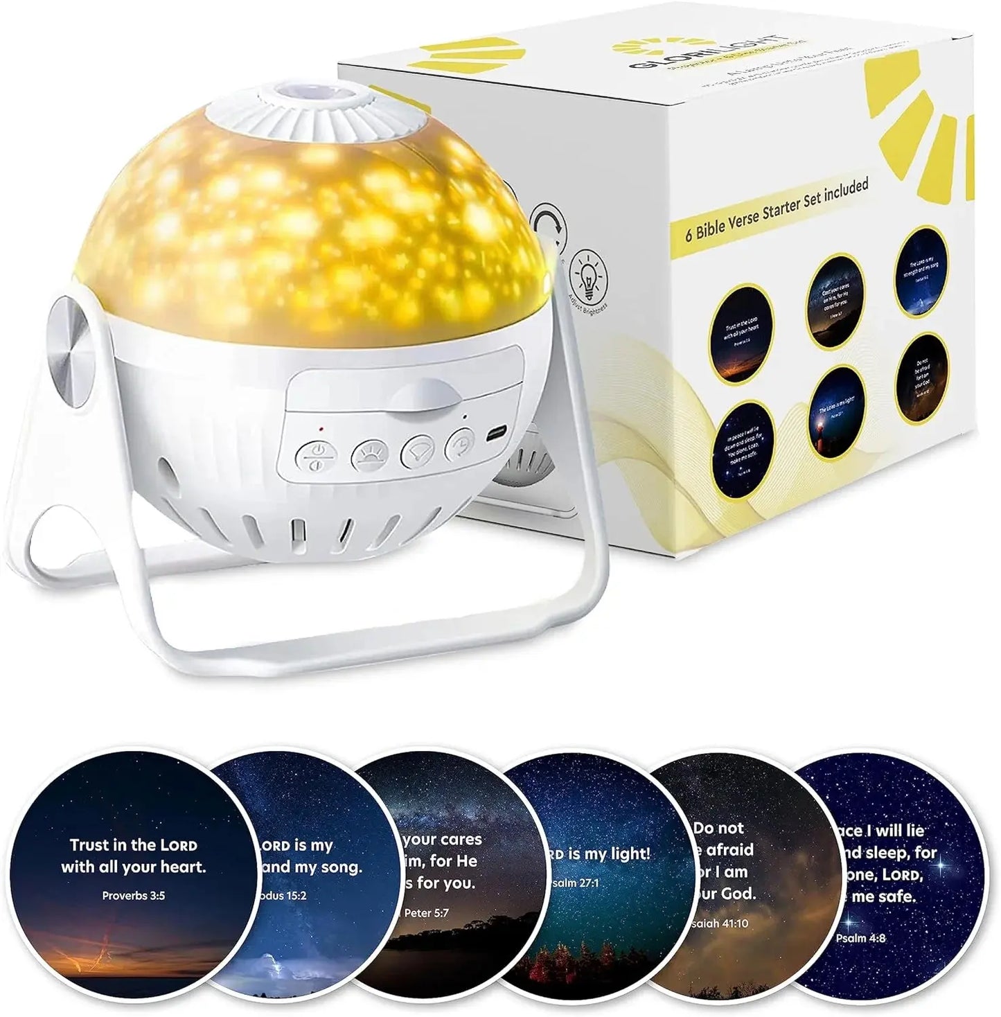 Starter Kit: Projector with Six Bible Verse Discs - NextVisionCart