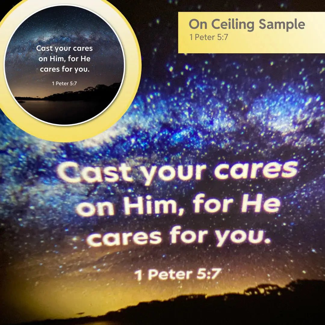 Starter Kit: Projector with Six Bible Verse Discs - NextVisionCart